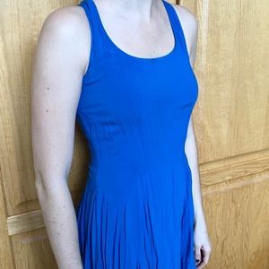 Women Short Royal Blue Summer Dress